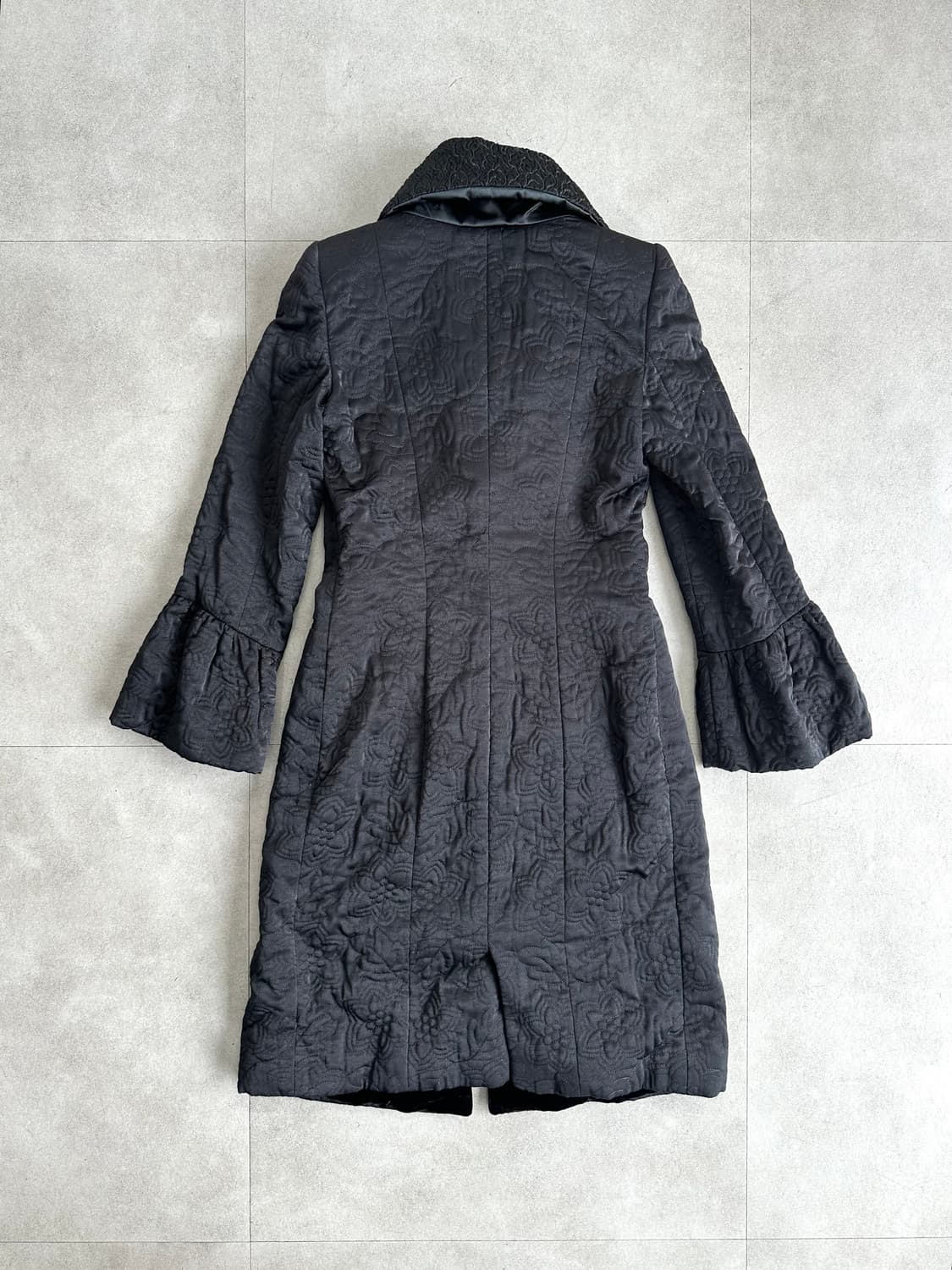 조르지오 아르마니 2005fw 아카이브 퀄팅 쇼울 코트 상품이미지3