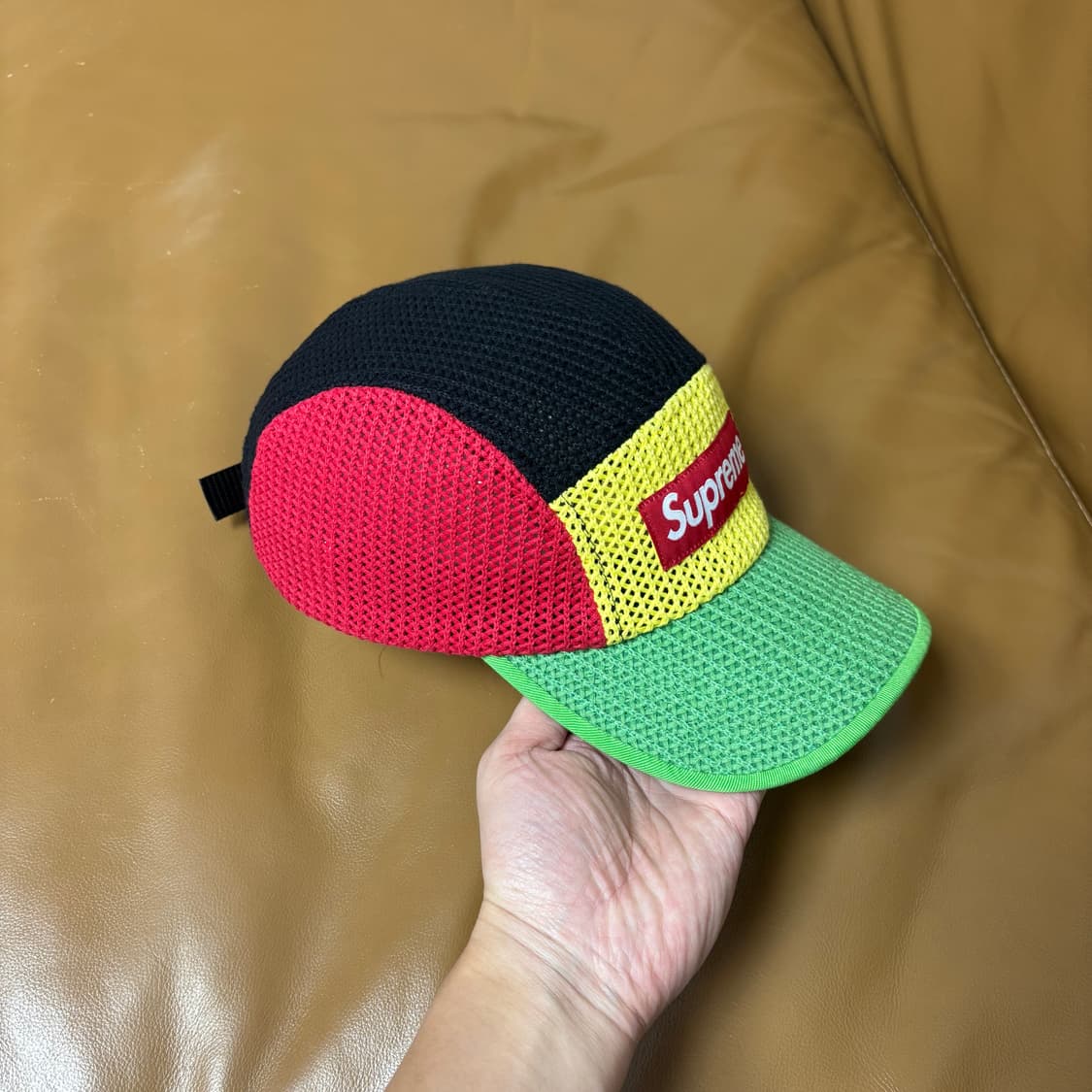슈프림 캠프캡 모자 박스로고 스트링 멀티 컬러 상품이미지3