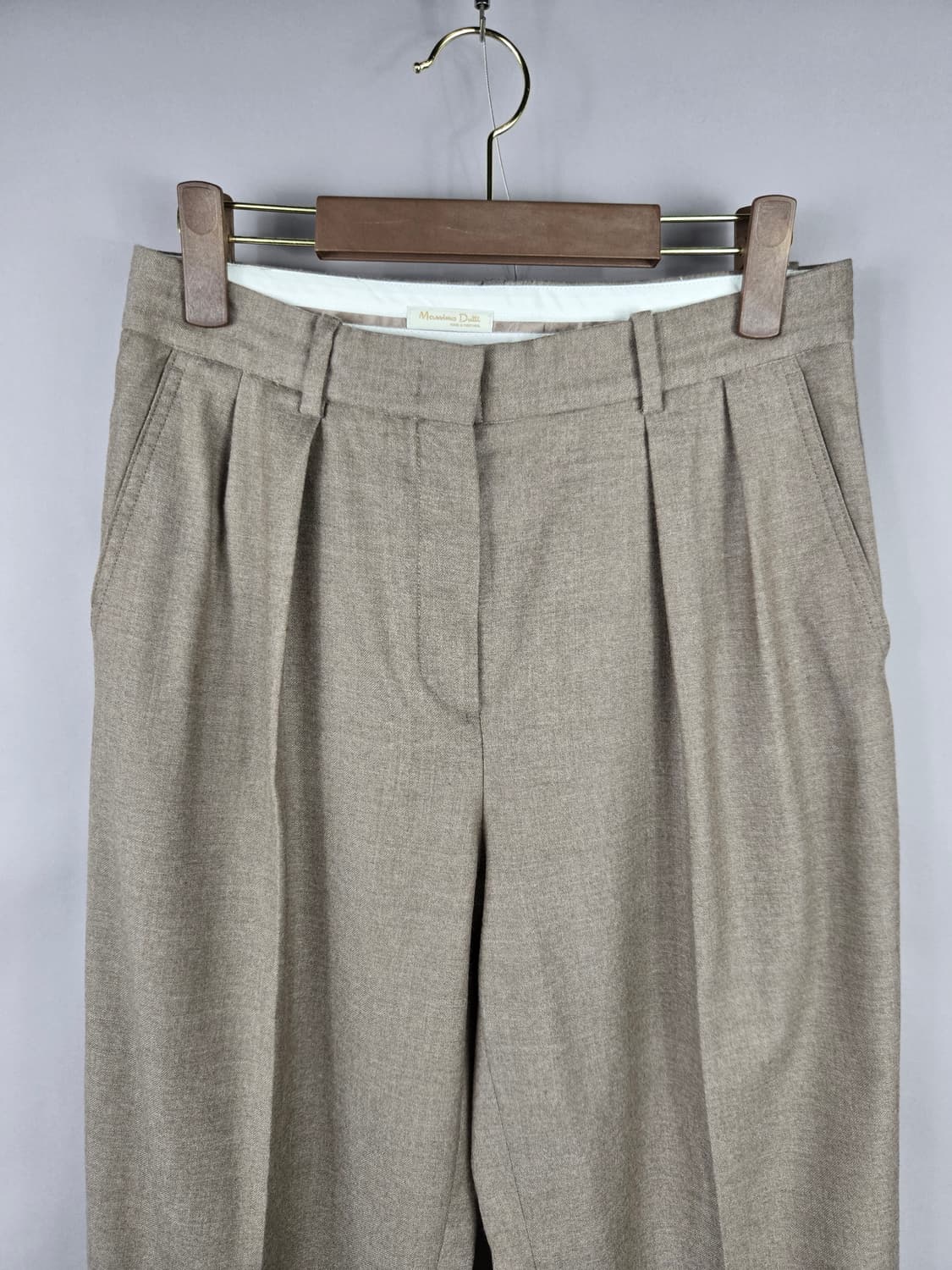 [무료배송]마시모두띠 US4 (30) 남성 핀턱 스판 슬랙스 정장 바지 상품이미지2