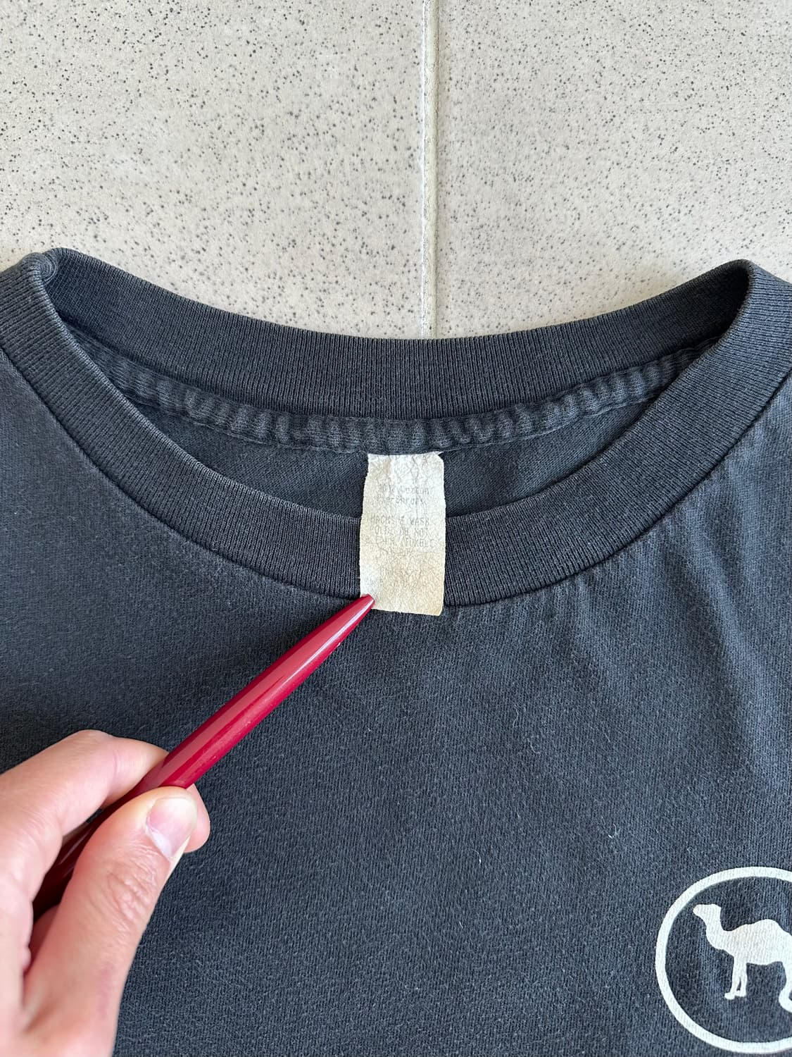 90s 빈티지 카멜 시가렛 티셔츠 XL 상품이미지7