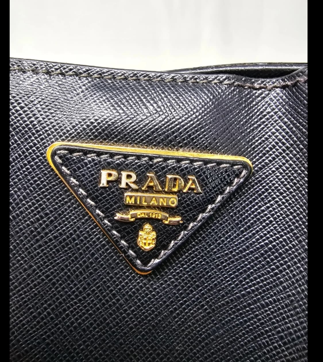 정품 프라다 사피아노 럭스 BN1844 블랙 토트백 상품이미지1