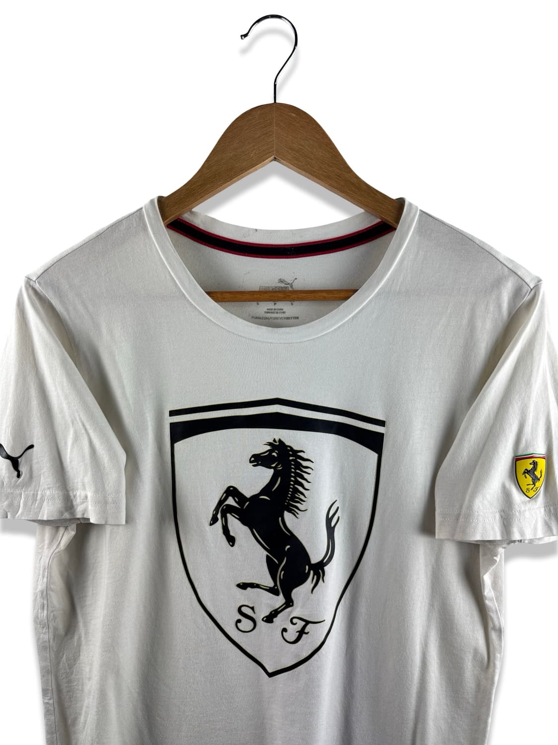 페라리X퓨마 프린팅 반팔티셔츠2572 상품이미지3