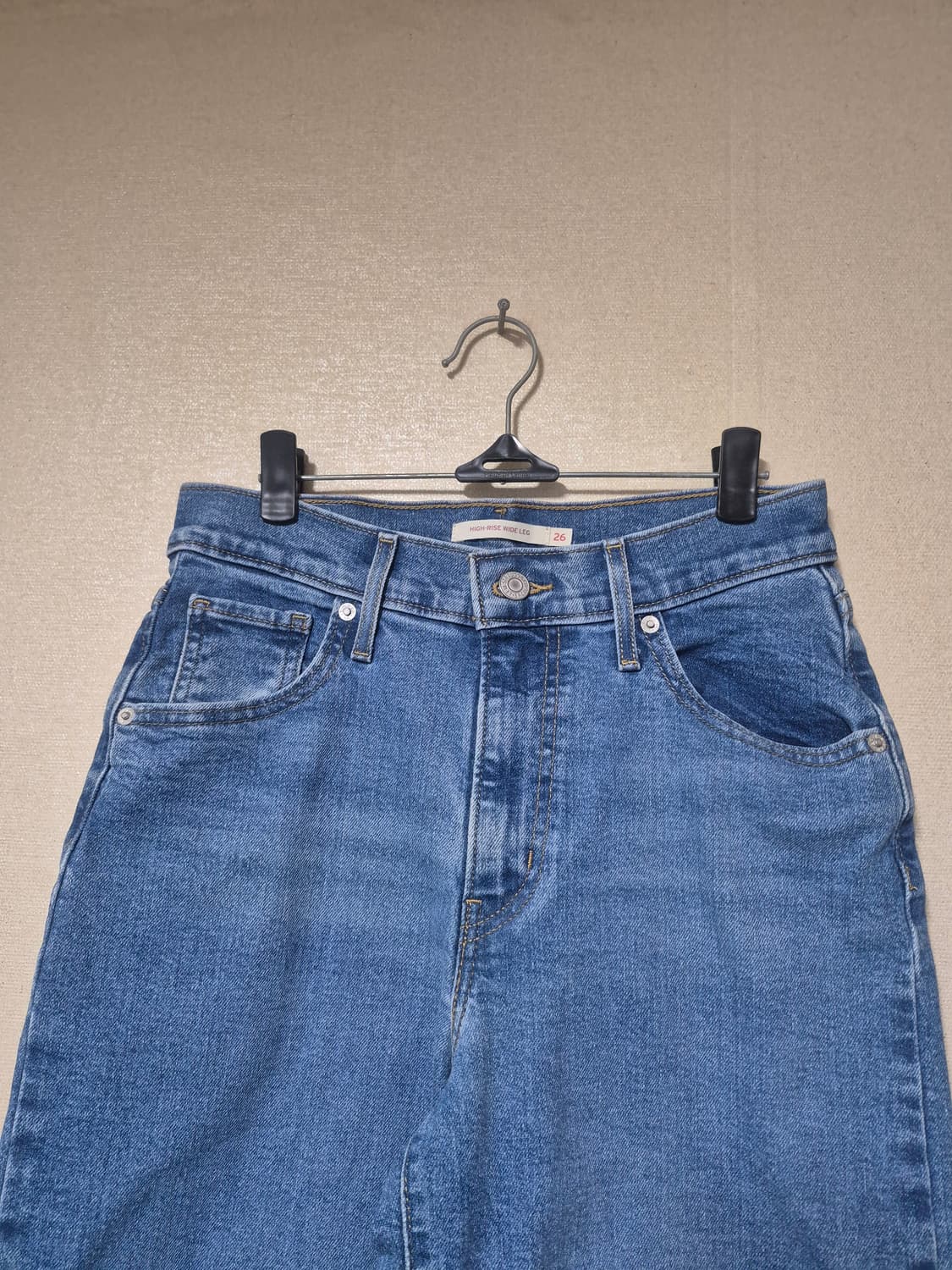 리바이스 하이라이즈 와이드 레그진 상품이미지2