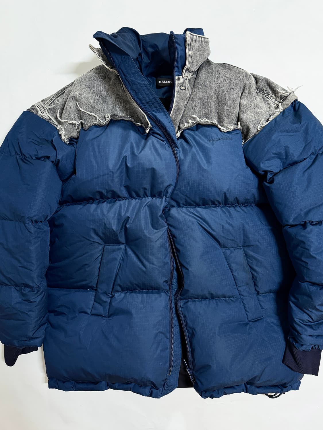 발렌시아가 데님 레이어드 패딩 자켓 48 상품이미지2