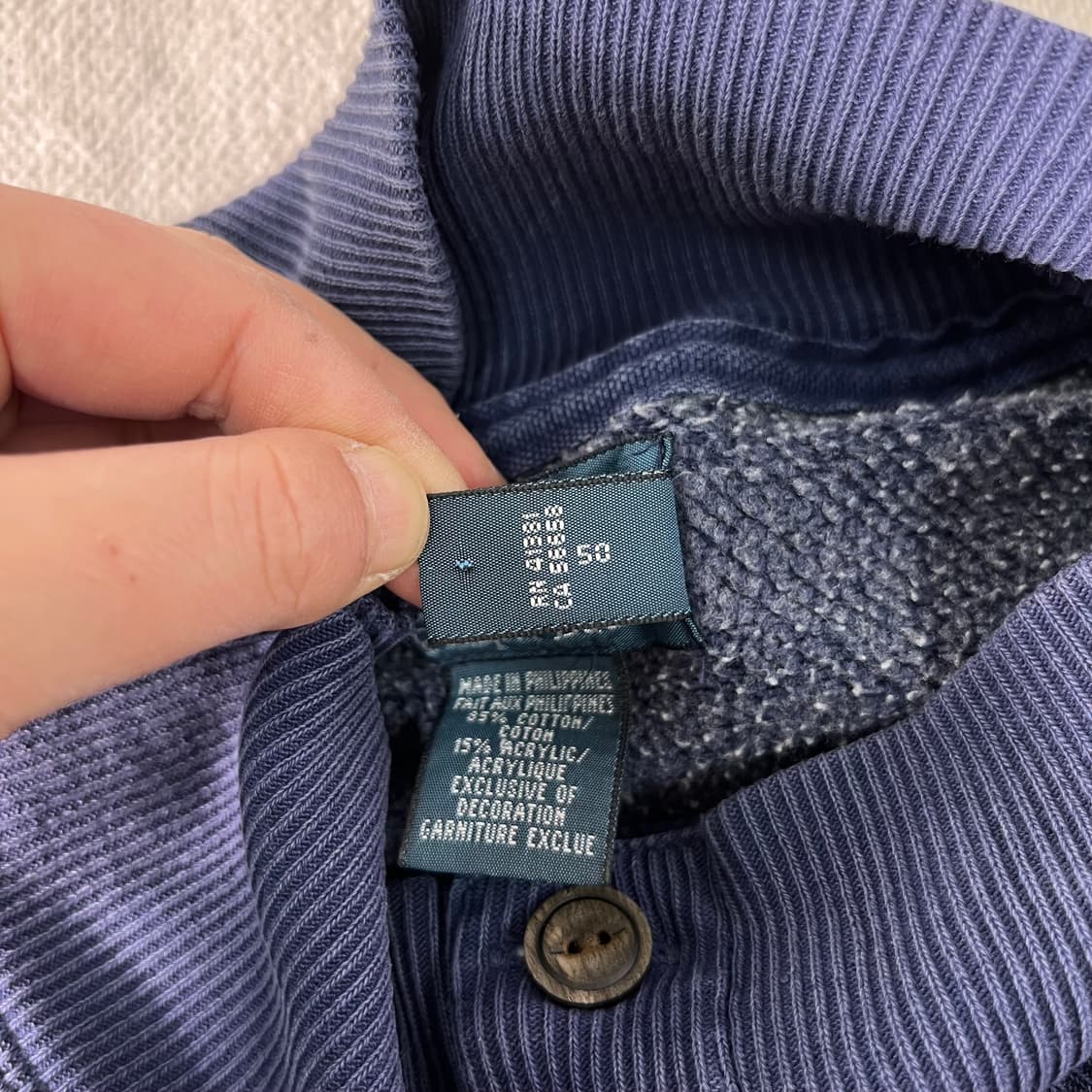 110 폴로랄프로렌 반집업 버튼 맨투맨 상품이미지5