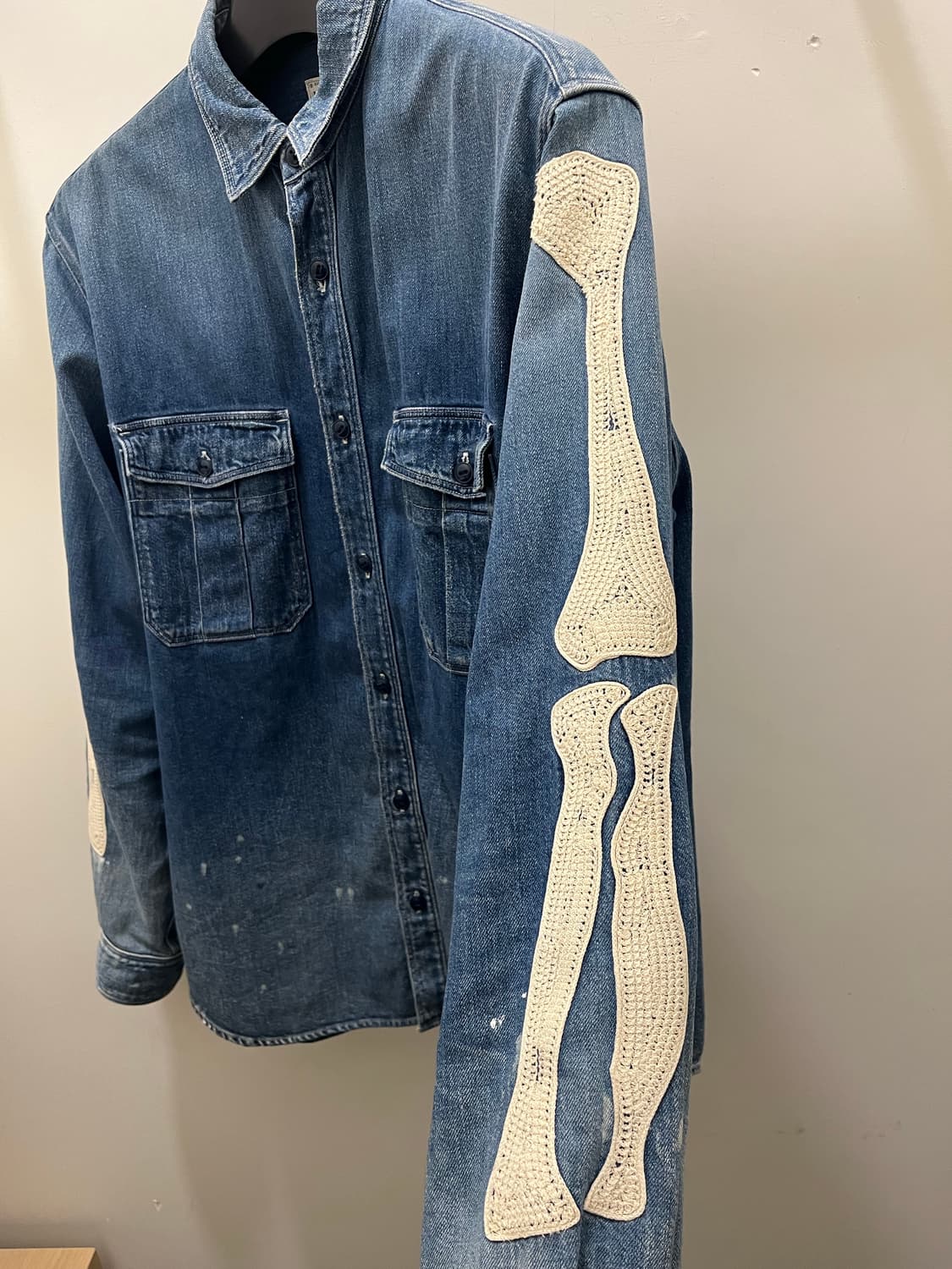 캐피탈 본 데님 셔츠 상품이미지3