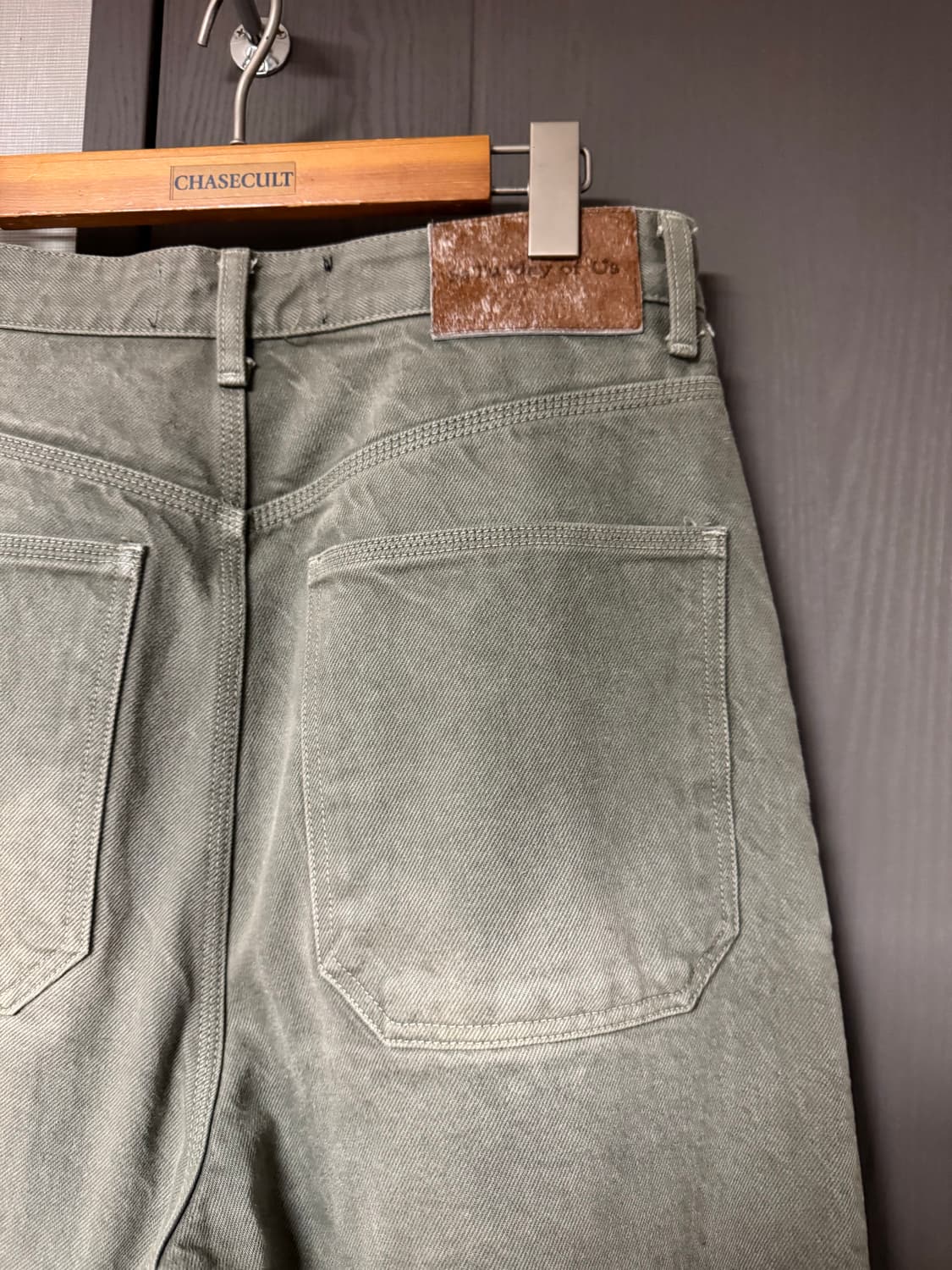 STU 엠보 와이드 데님 팬츠 상품이미지4