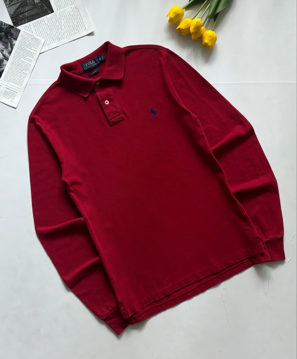 Polo 폴로랄프로렌 레드 PK 카라티  상품이미지1