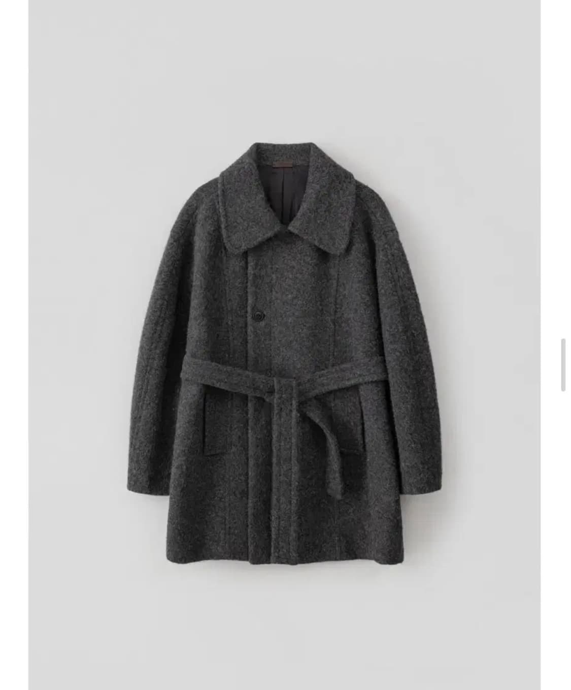 레이스 rrace 클라우드 싱글 오버핏 코트 차콜 Cloud single 상품이미지5