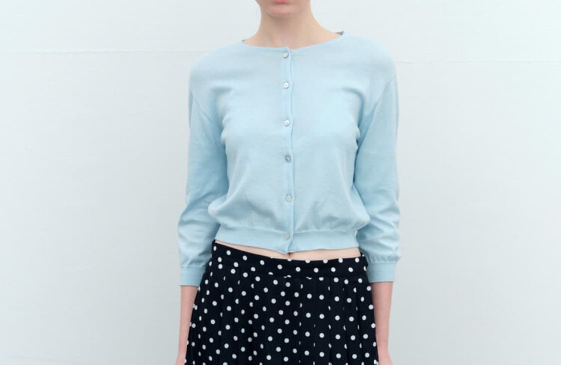 포니테일 가디건 상품이미지2