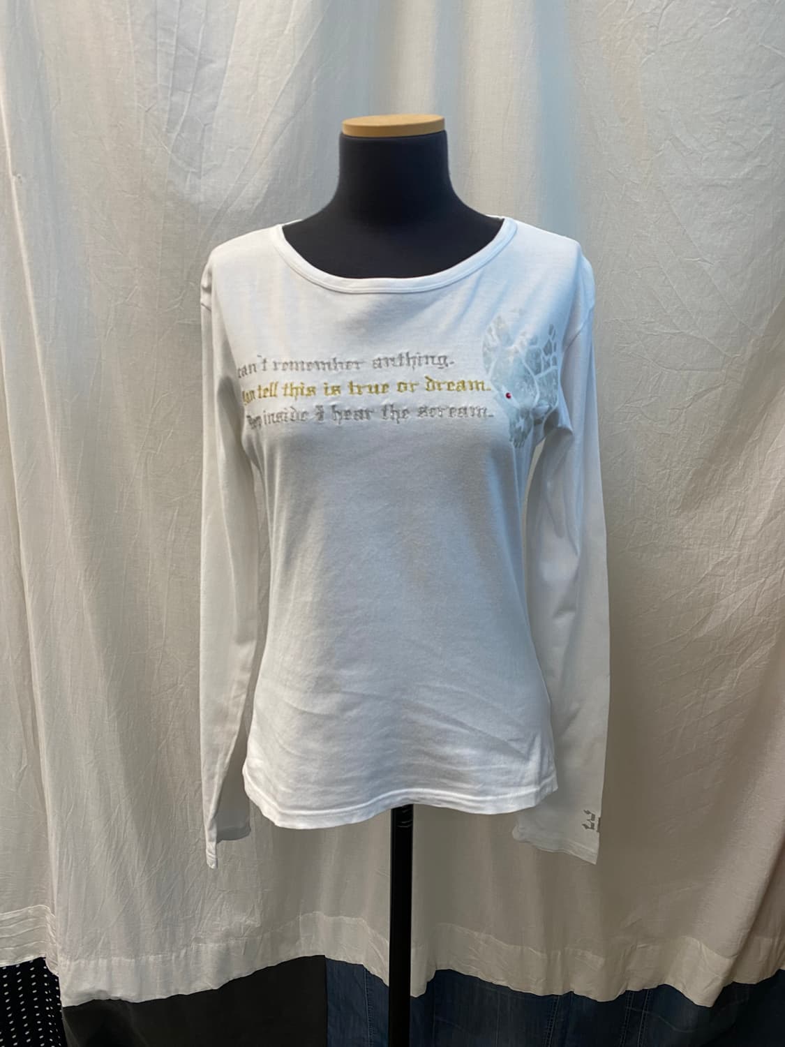 HPP 화이트 긴팔티셔츠(S) 상품이미지10