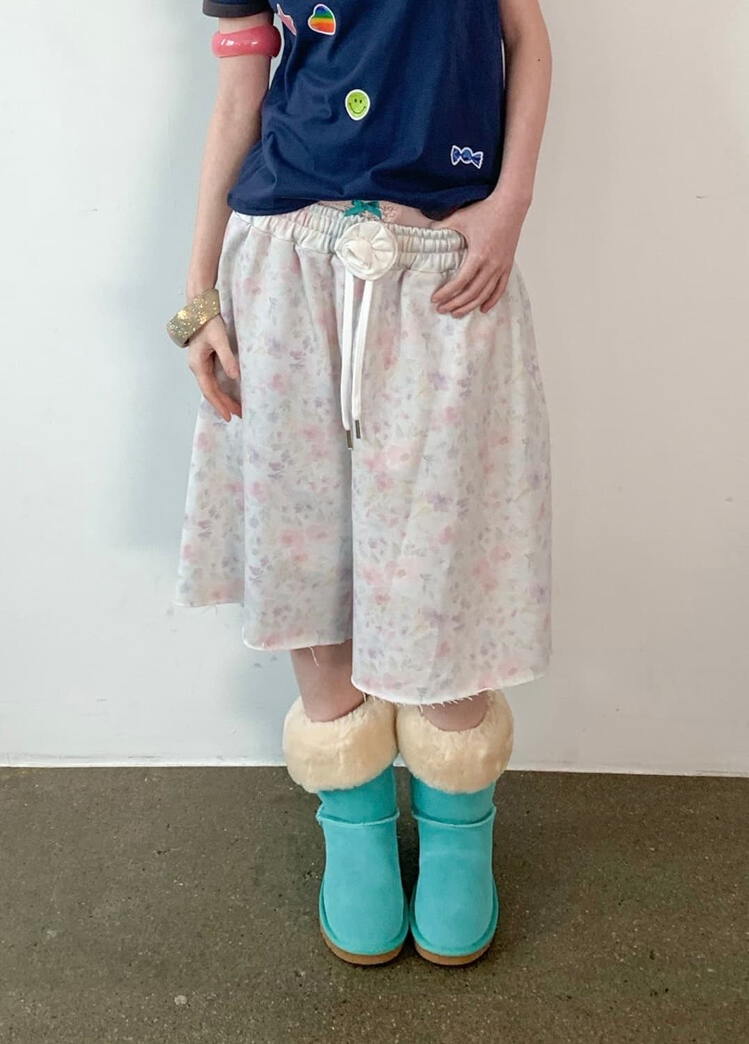 샵페어리 플라워 버뮤다 팬츠 flower bermuda pants 상품이미지1