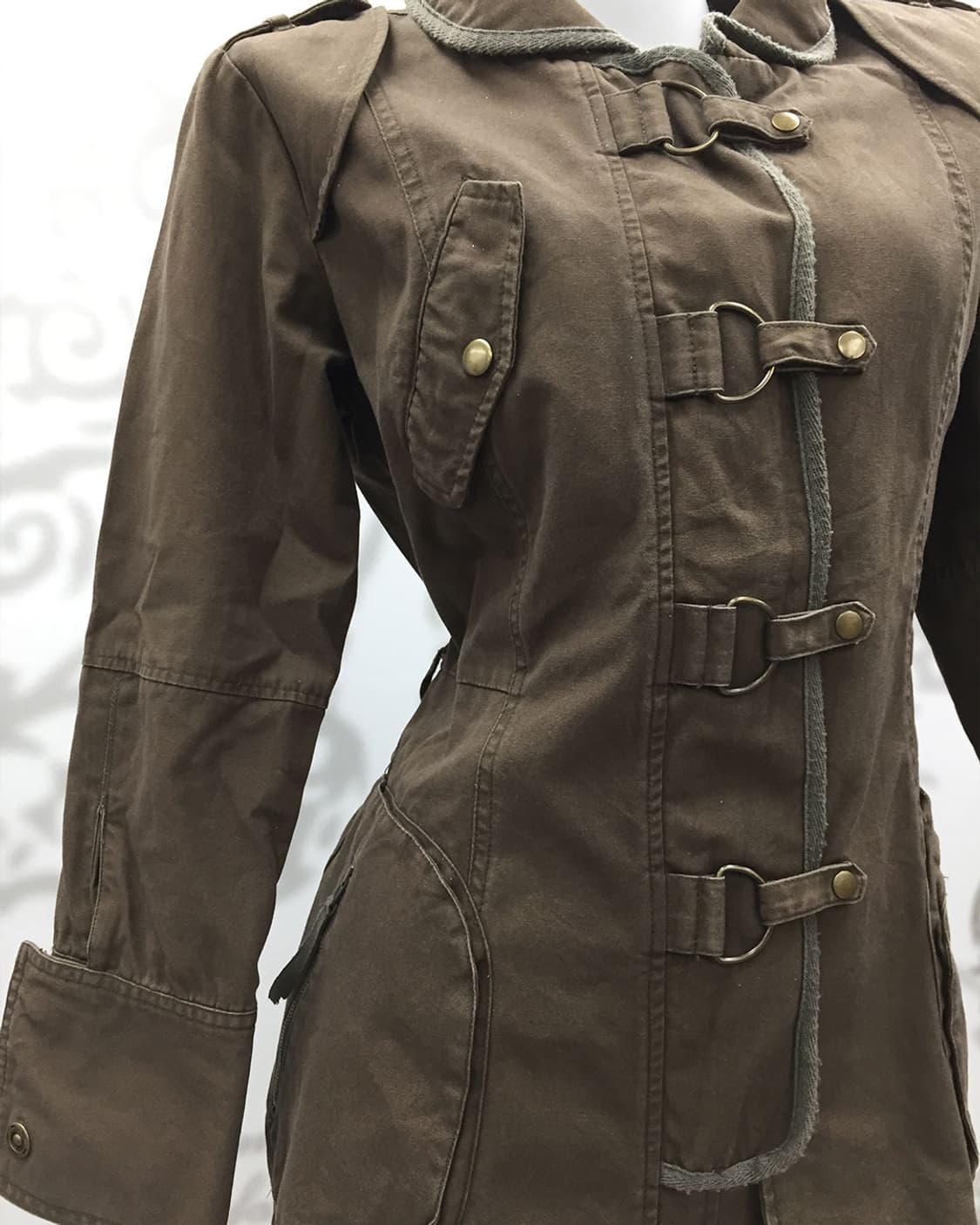 D-Ring Strap Military Jacket 상품이미지2