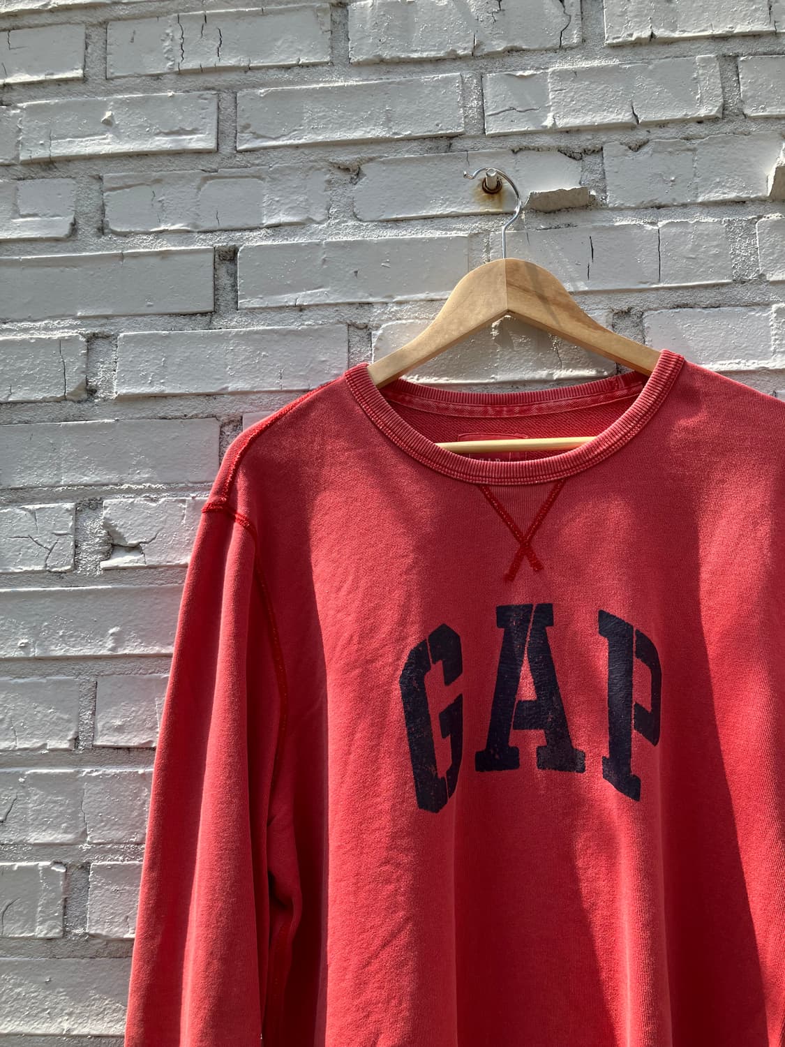 Gap  핑크 스티치 스웻셔츠 L 상품이미지5