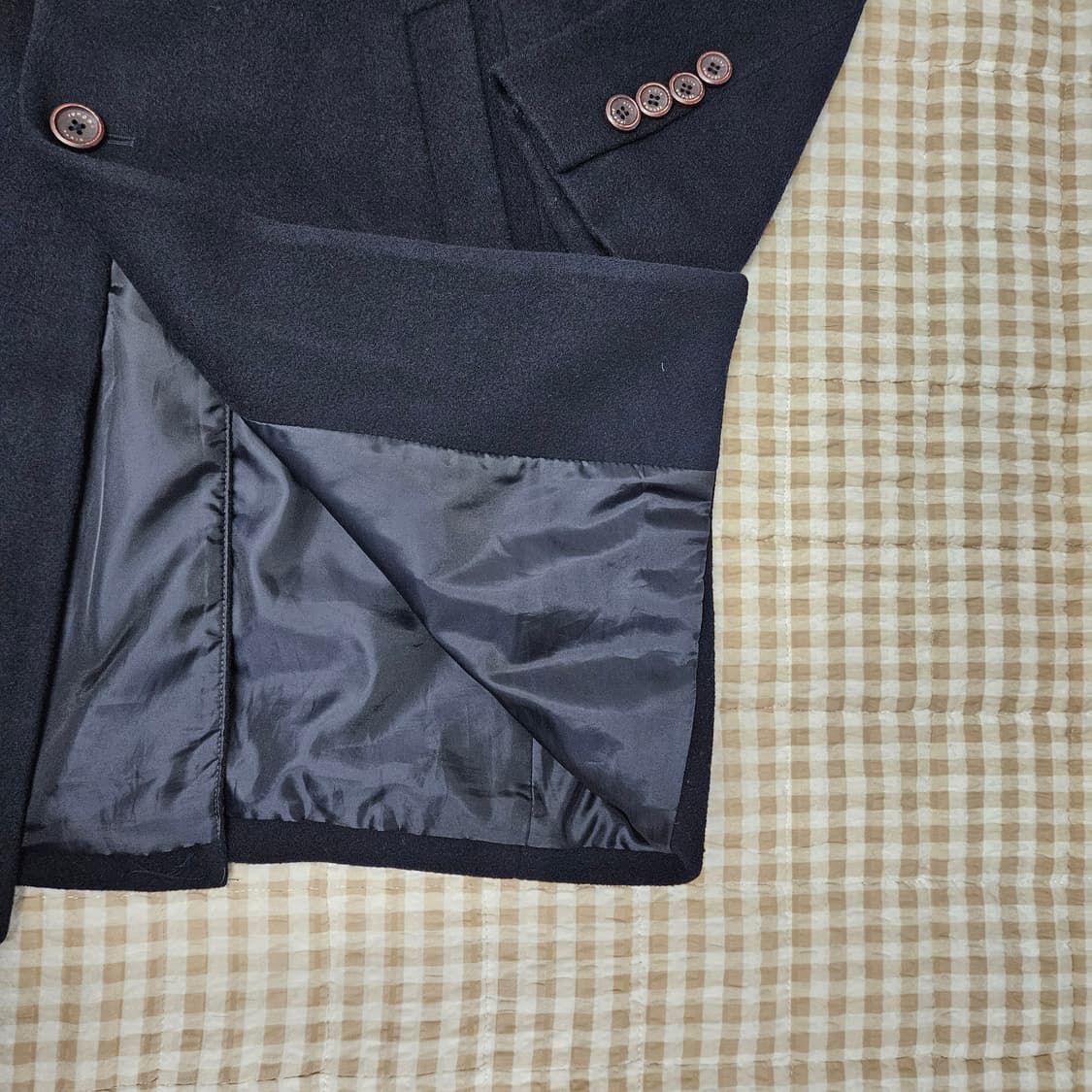 레노마 울 캐시미어 코트 자켓 남자100 상품이미지5