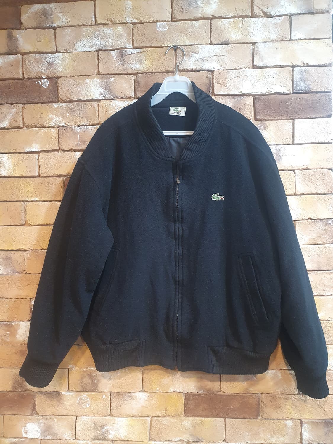 라코스테 블랙 울블루종 자켓 상품이미지1