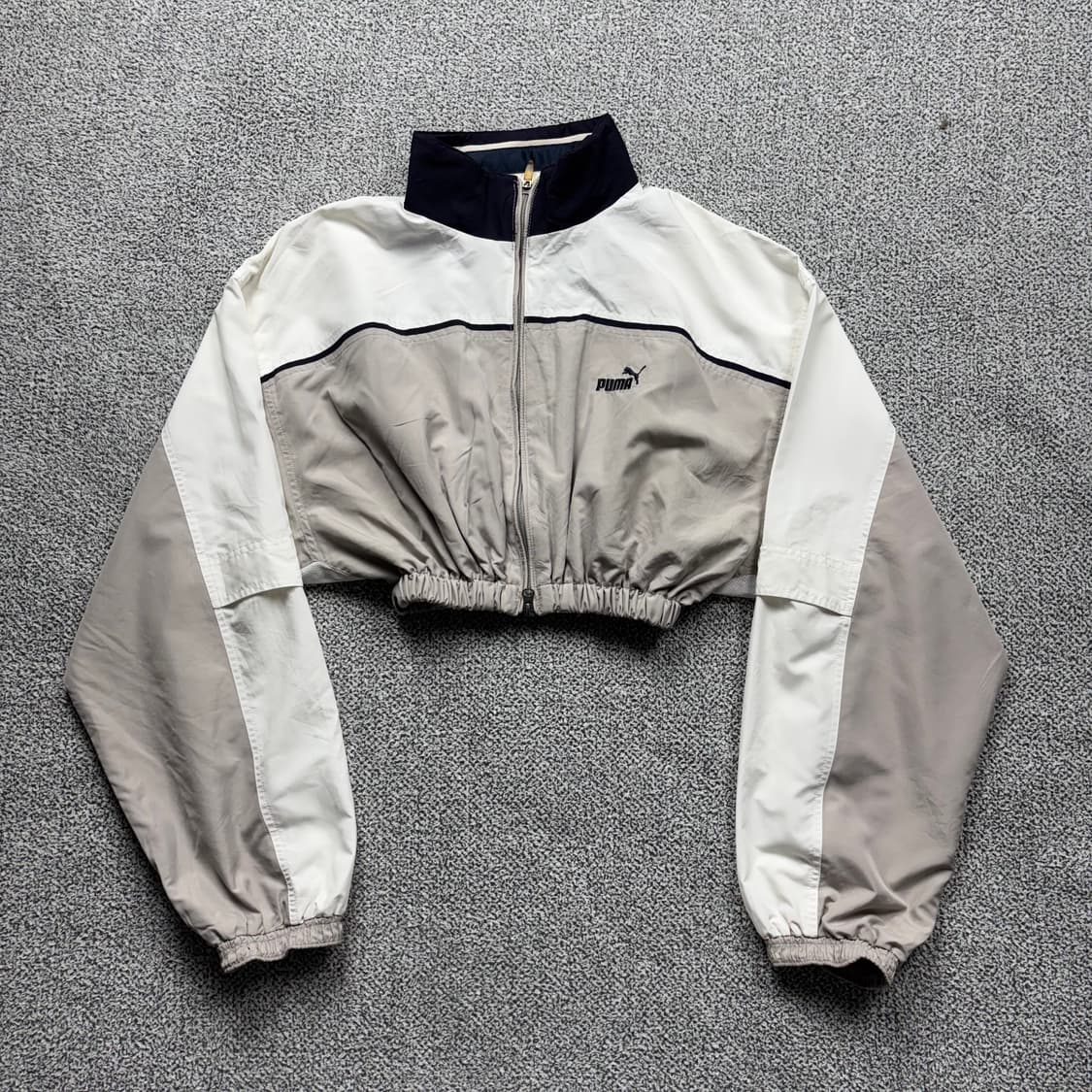 푸마 크롭 투톤 바람막이 상품이미지1