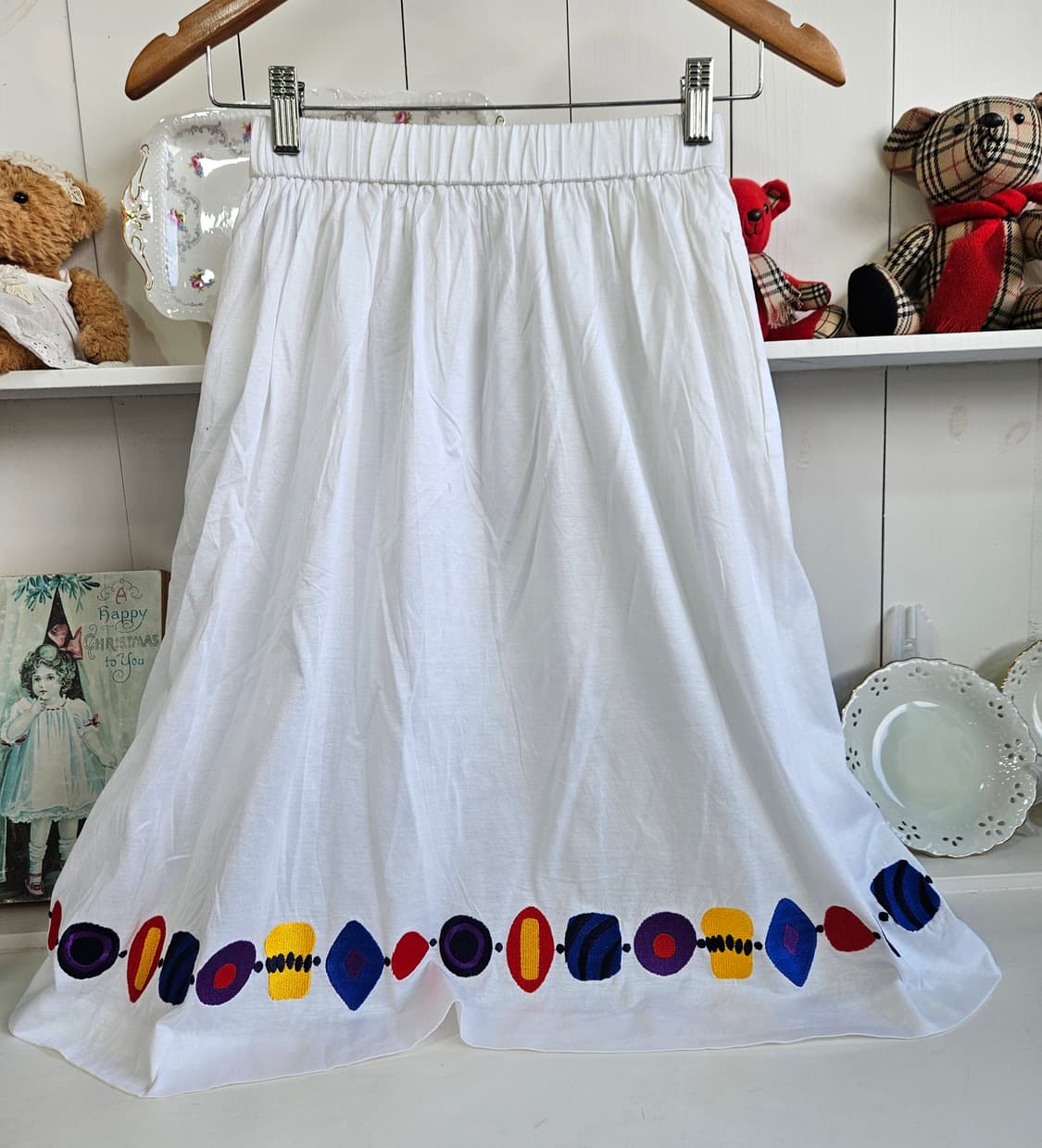 입생로랑(YVES SAINT LAURENT) 자수 스커트 상품이미지8