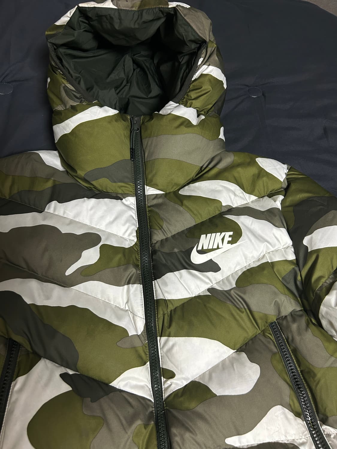 나이키 카모 패딩 L 상품이미지2