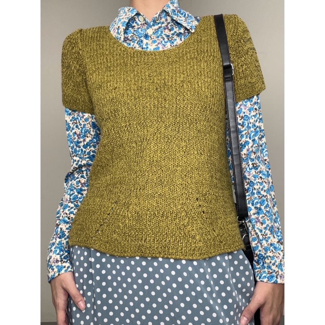 빈티지 플로럴 블라우스 셔츠 상품이미지3