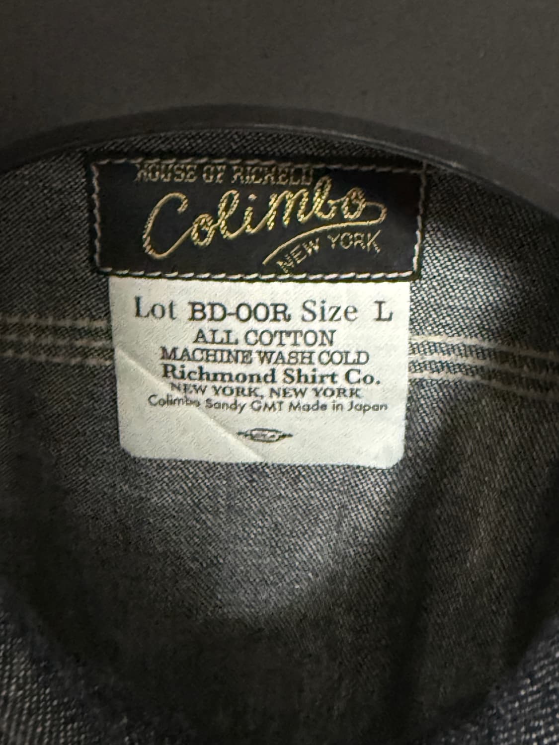 콜림보 ZZ-0307 힐헤드 워크셔츠: 인디고 / L 상품이미지3