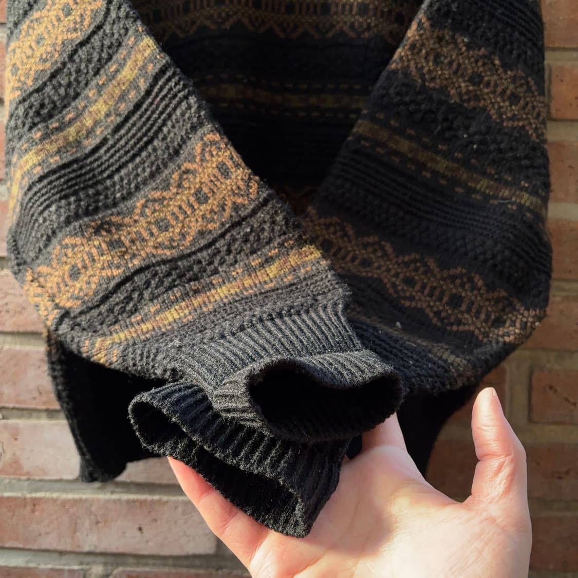 코트다쥬르 COTEDAZUR 브라운 재크가드 니트 스웨터 상품이미지4