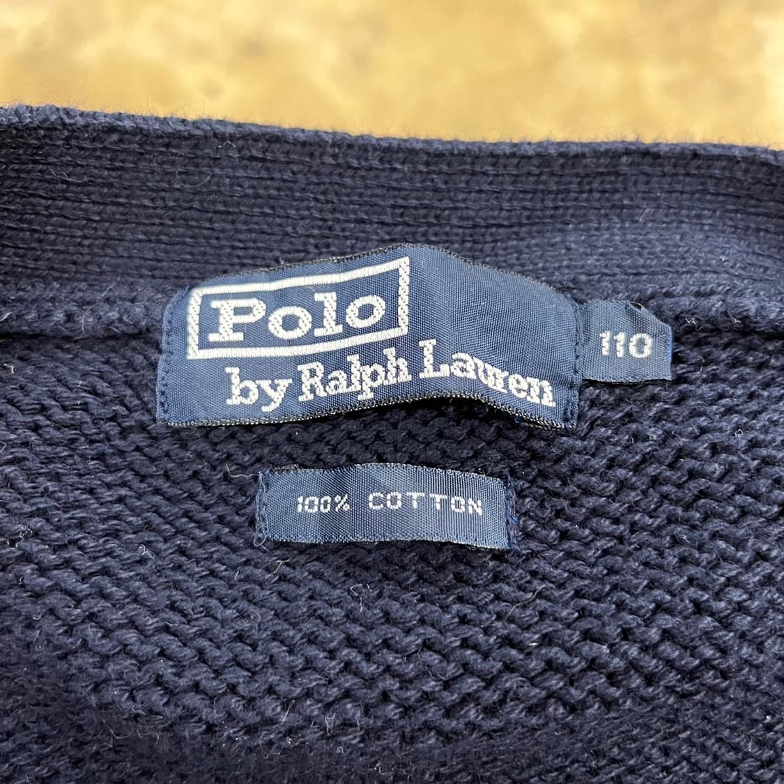 폴로 랄프로렌 네이비 브이넥 니트 가디건 110 상품이미지5