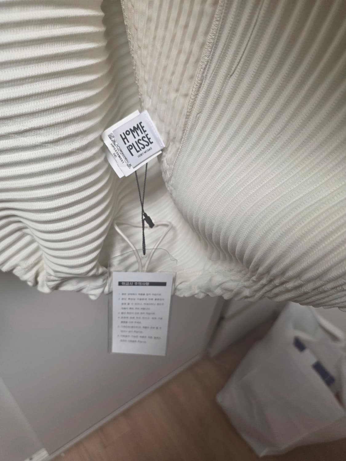 옴므플리세 9월 하이넥 자켓 라임스톤  jc091 4사이즈 백화점 새제품 상품이미지5