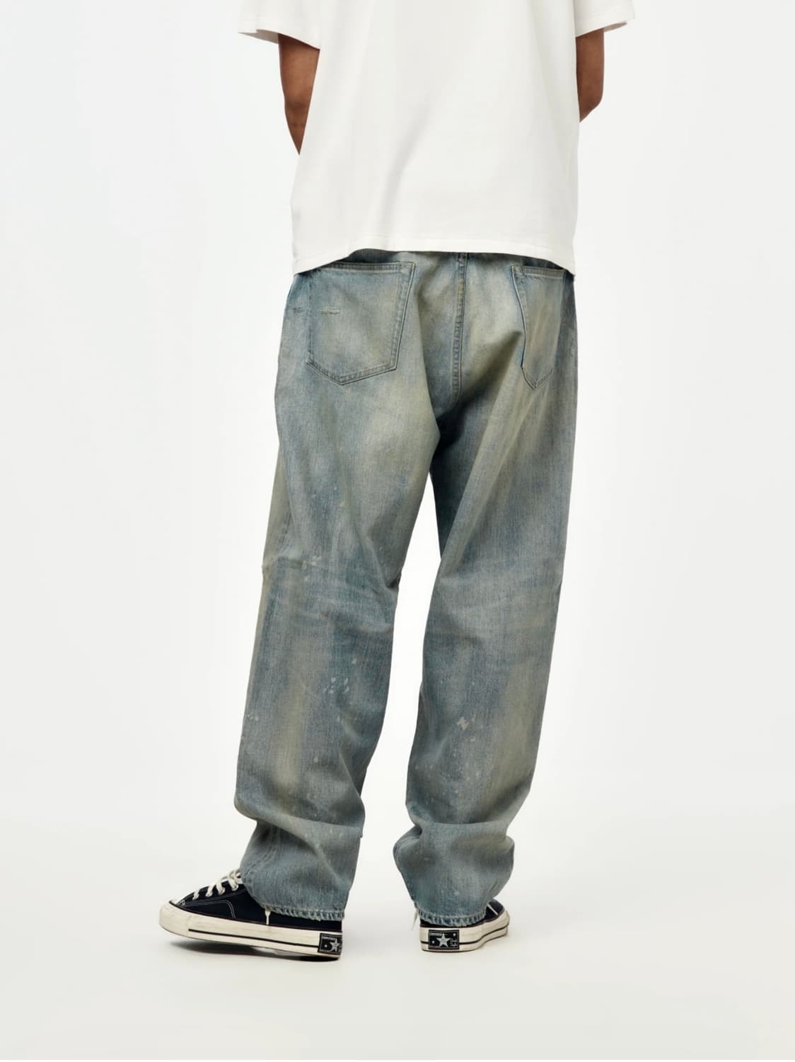 [38X32] A.Presse No.37 Washed Wide Denim 상품이미지2