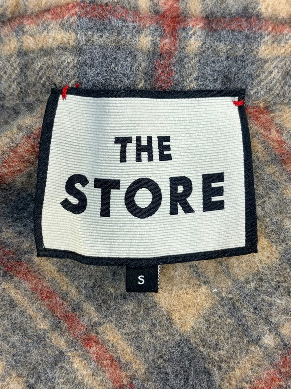 (S) 한섬 더 스토어 플란넬 체크 크롭 자켓 4.5  상품이미지4