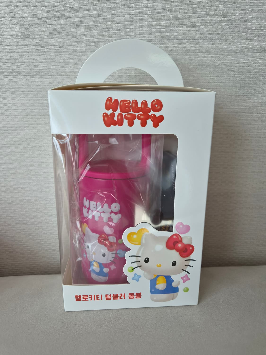 헬로키티 세븐일레븐 텀블러 핑크 세트 새상품 상품이미지1