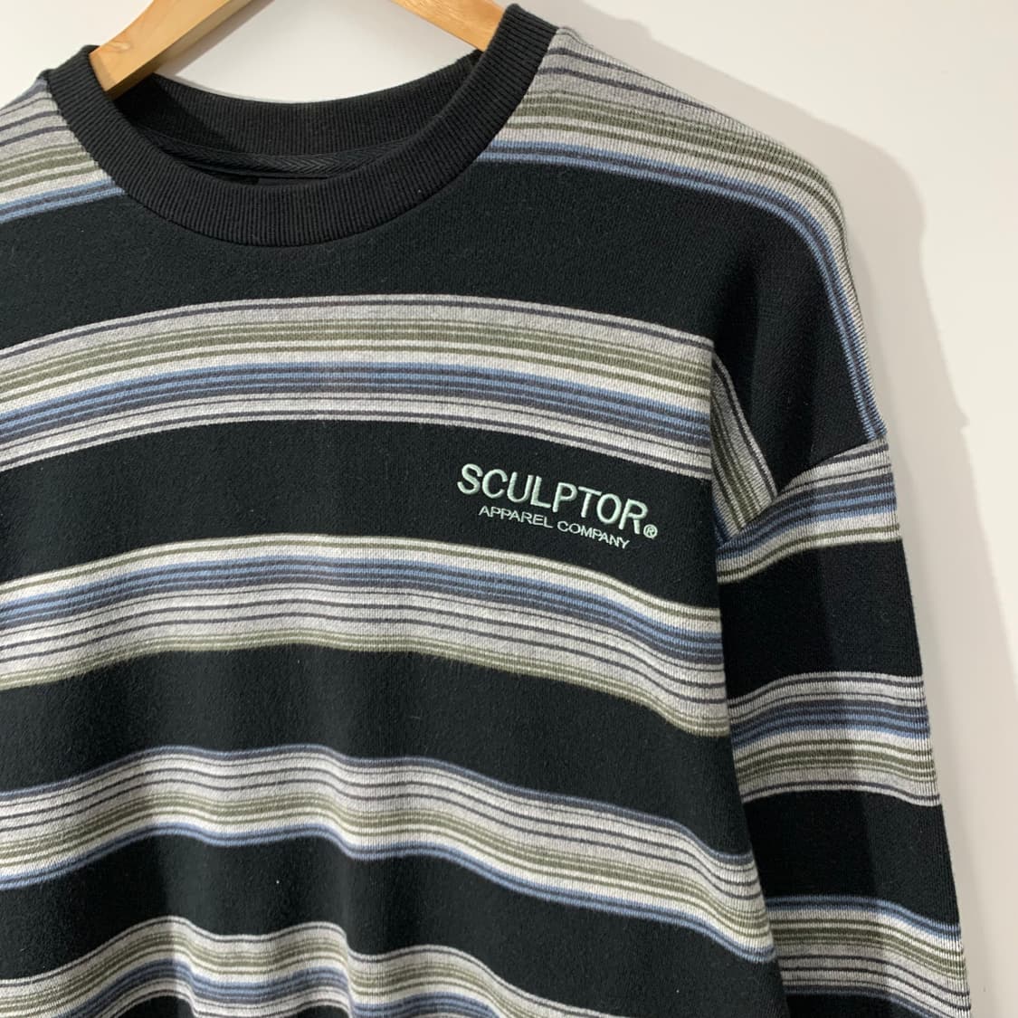 스컬프터  코튼 스트라이프 니트 상품이미지2