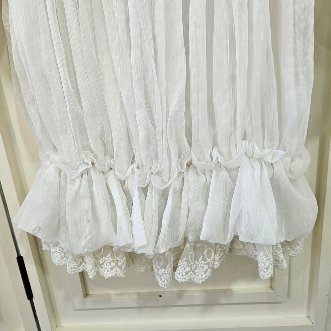 리즈리사(LIZ LISA) 레이스 쉬폰 오프숄더 블라우스 상품이미지8