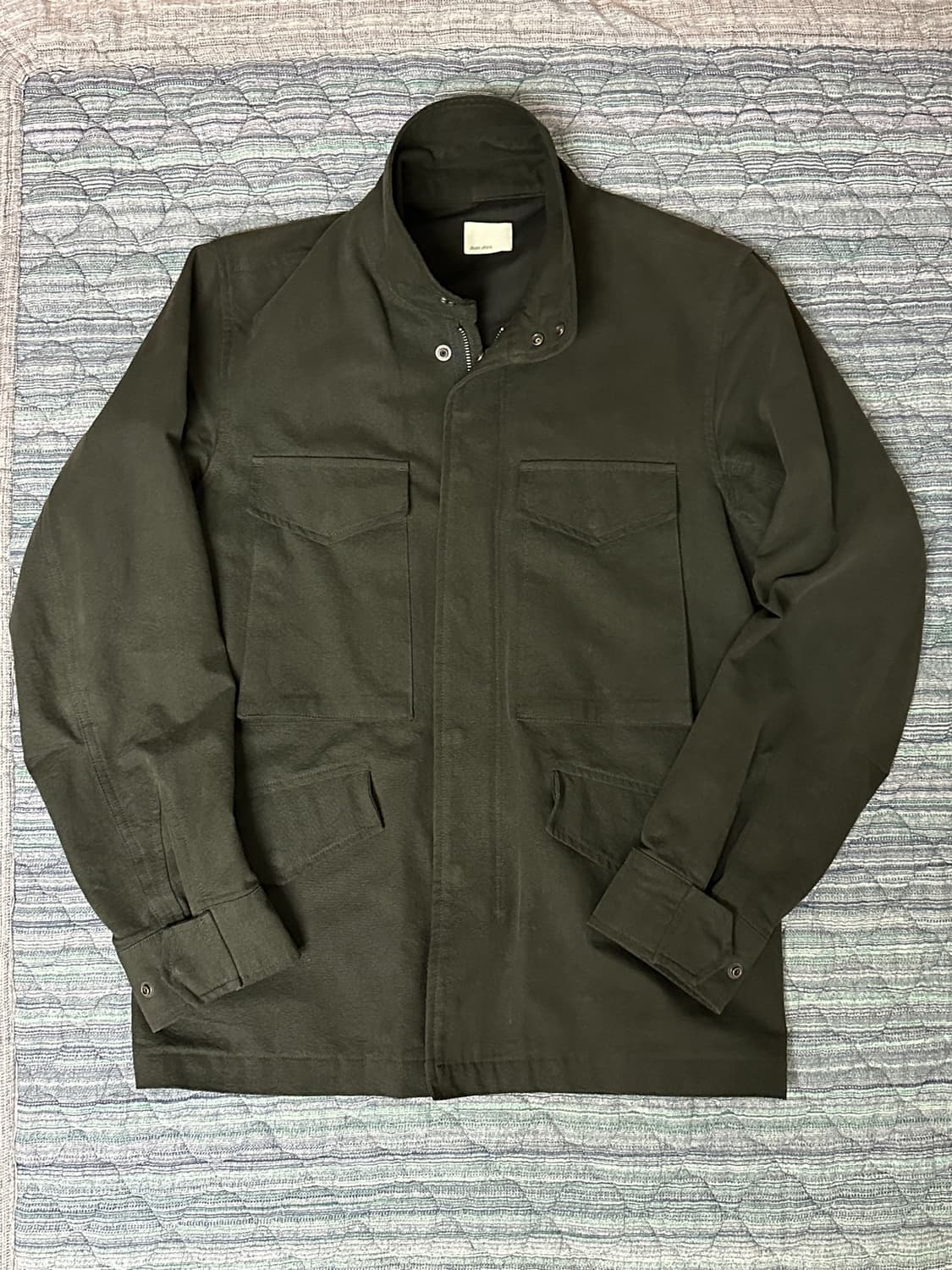 모노프리베 Textured M65 Jacket - Black 상품이미지1