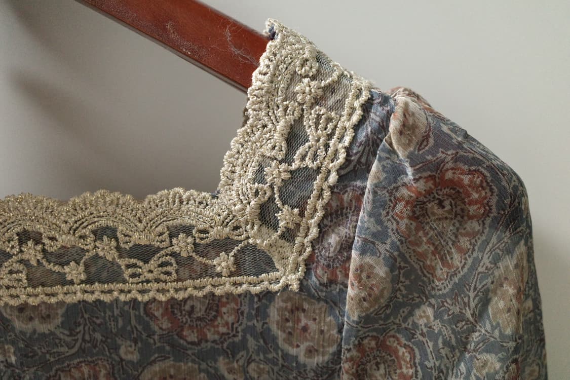 일본 빈티지 레이스 원피스 상품이미지3