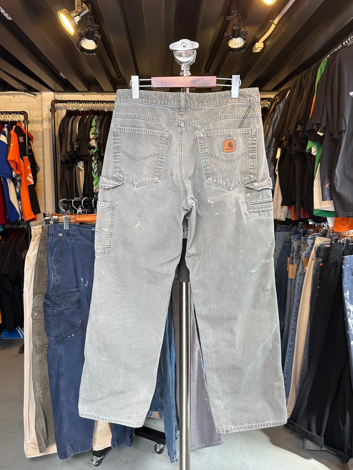 칼하트 더티 싱글니 카펜터 워크팬츠 31x30 상품이미지2