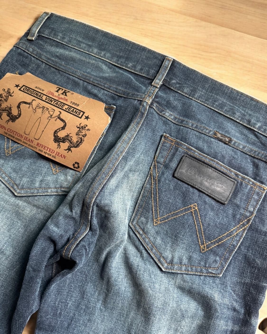 랭글러 x 타케오키쿠치 웨스턴 플레어 데님 팬츠 상품이미지5