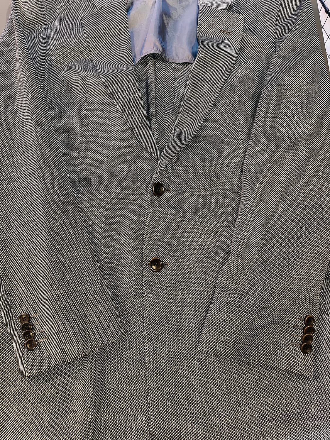 아르마니 꼴레지오니 울 린넨 블레이저 (이탈리아제) 상품이미지3