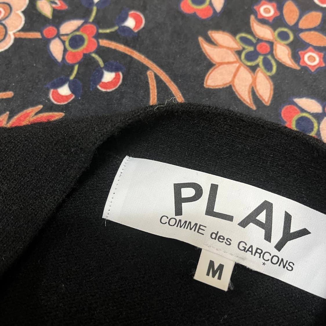 꼼데가르송 여성 더블 하트 크롭 가디건 M 상품이미지6