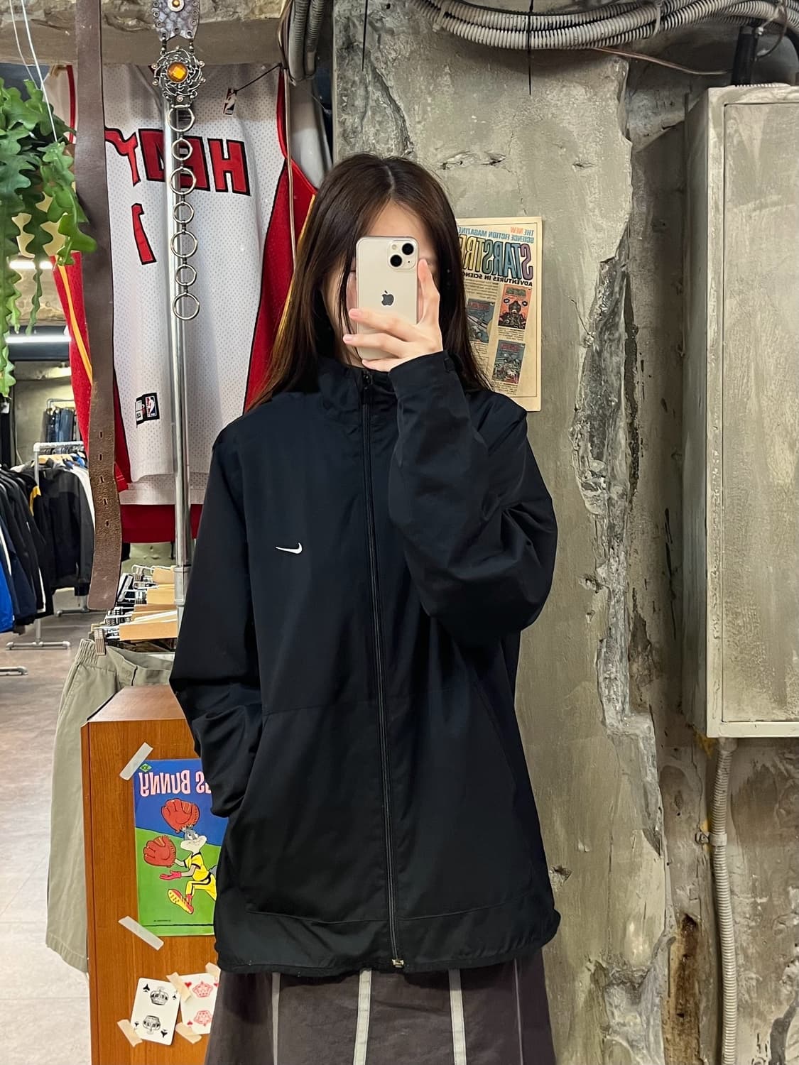 나이키 바람막이 블랙 XL #csz517 상품이미지2
