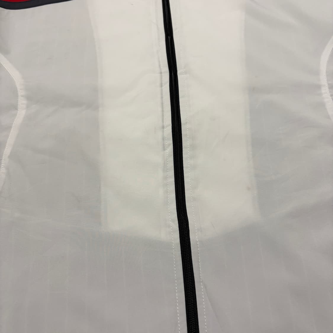 일본판) 요넥스 레드/화이트 오버핏 바람막이 자켓 상품이미지7