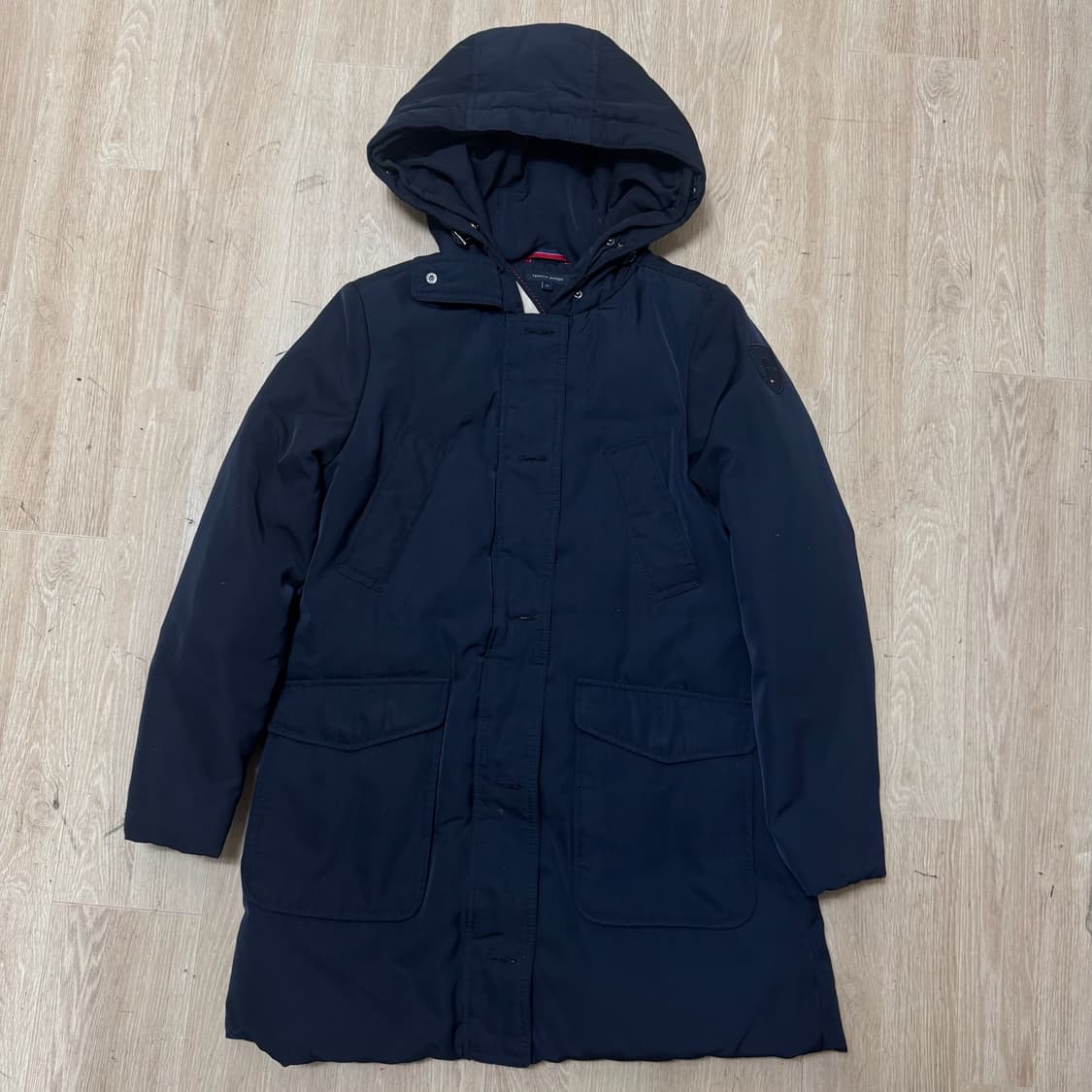 타미힐피거 여성 클래식 후드 패딩코트 M/95  상품이미지1