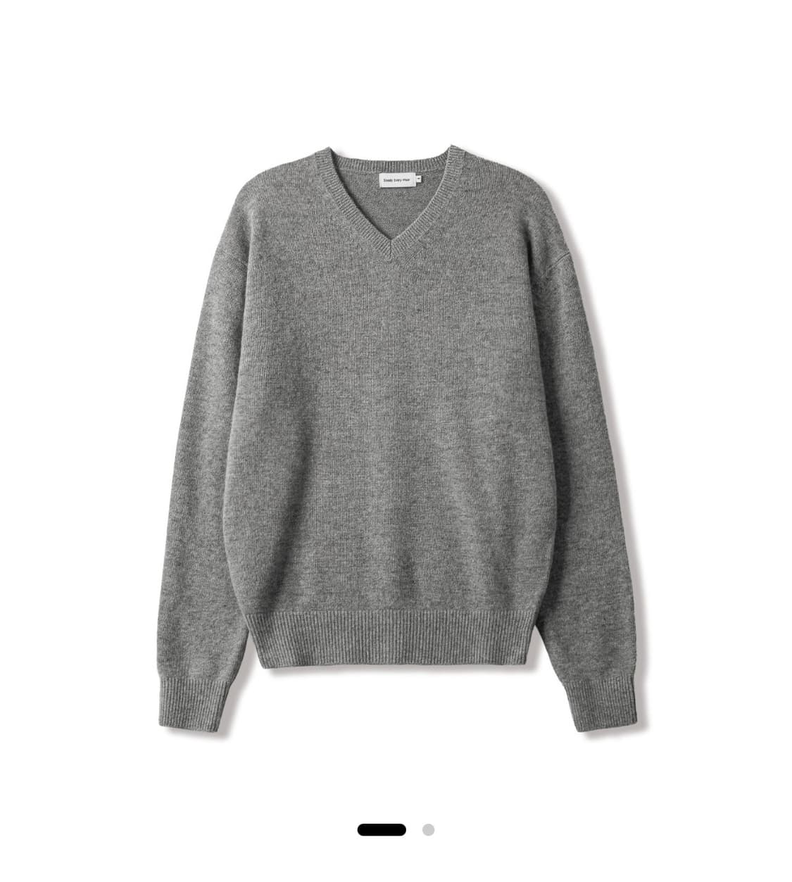 스테디에브리웨어 코지 울 캐시미어 브이넥 니트 상품이미지1