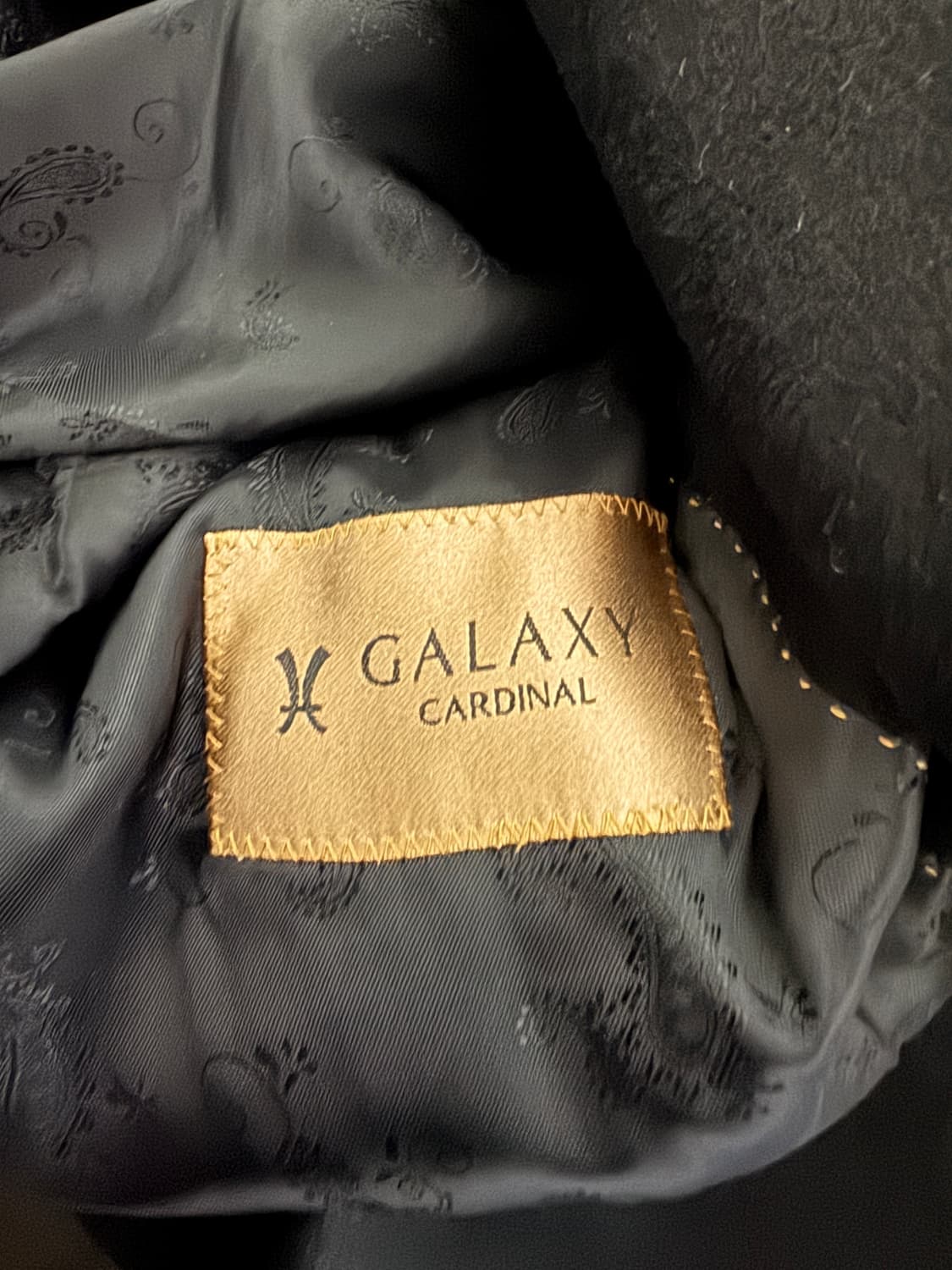 갤럭시 울 캐시미어 100% 미니멀 블랙 코트 L 상품이미지3