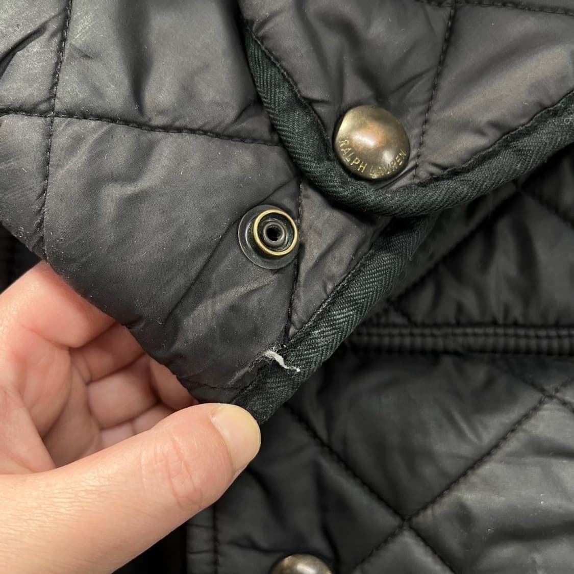 95 폴로 랄프로렌 스웨이드 퀄팅 자켓 상품이미지7