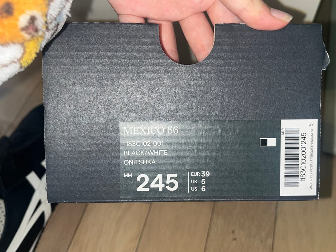 오니츠카타이거 멕시코66 블랙 245 상품이미지4