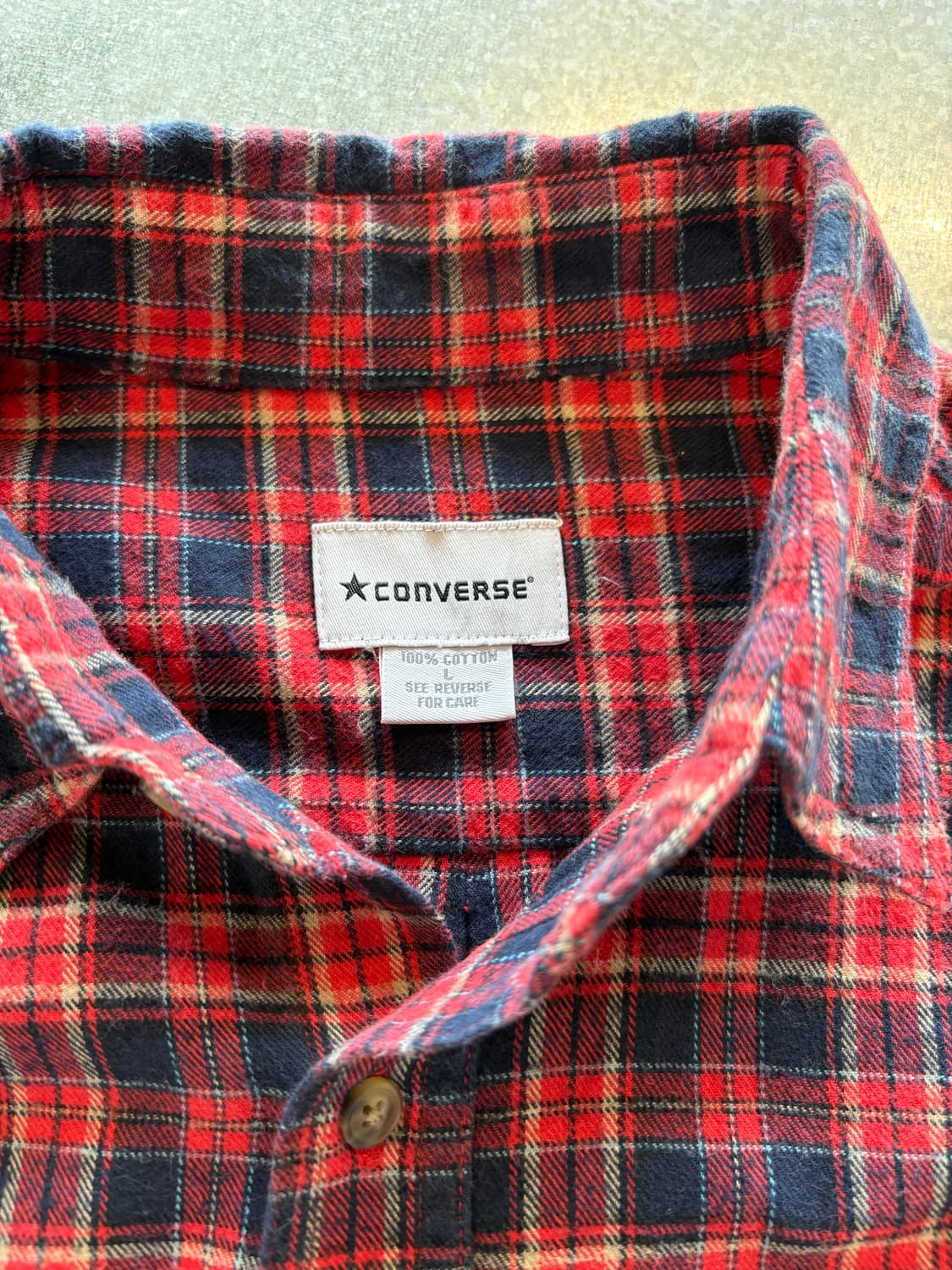 Converse 체크 셔츠 상품이미지2