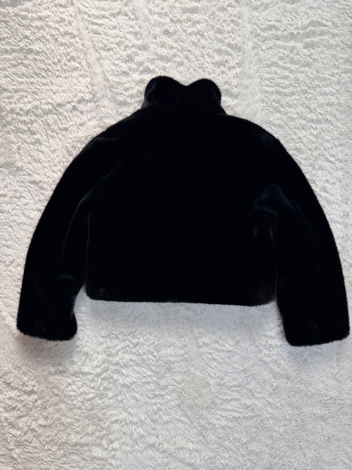 라티젠트 W 숏 퍼 자켓 블랙 M 상품이미지6