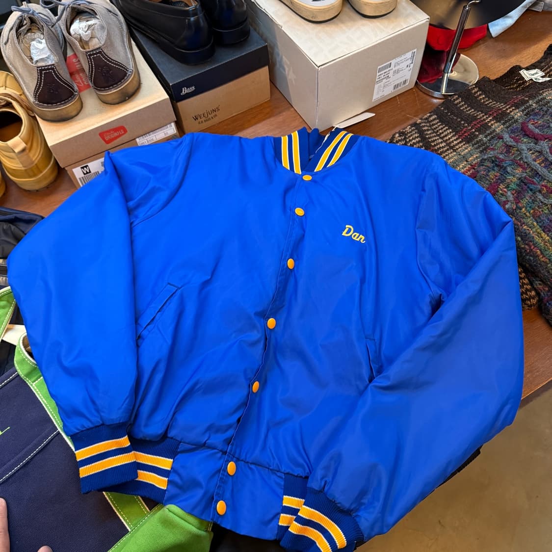 80 90S RENNOC 미국빈티지 라이트 바시티 자켓 상품이미지2