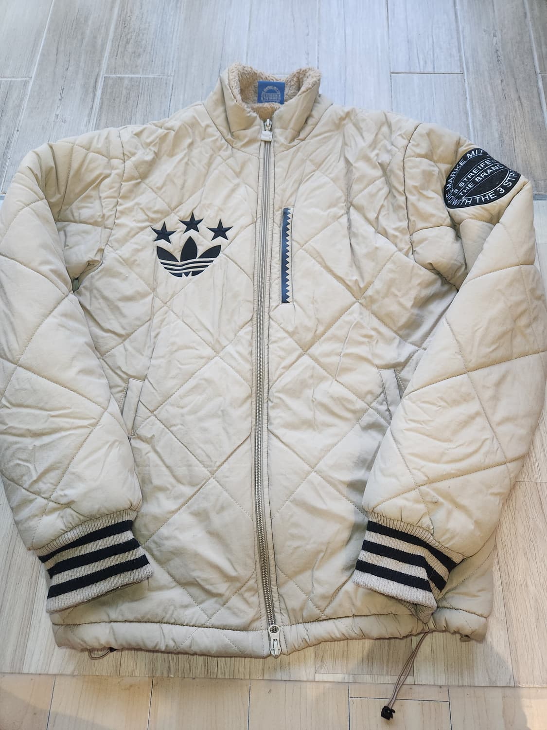 아디다스 퀼팅 플리스 자켓 95 상품이미지1